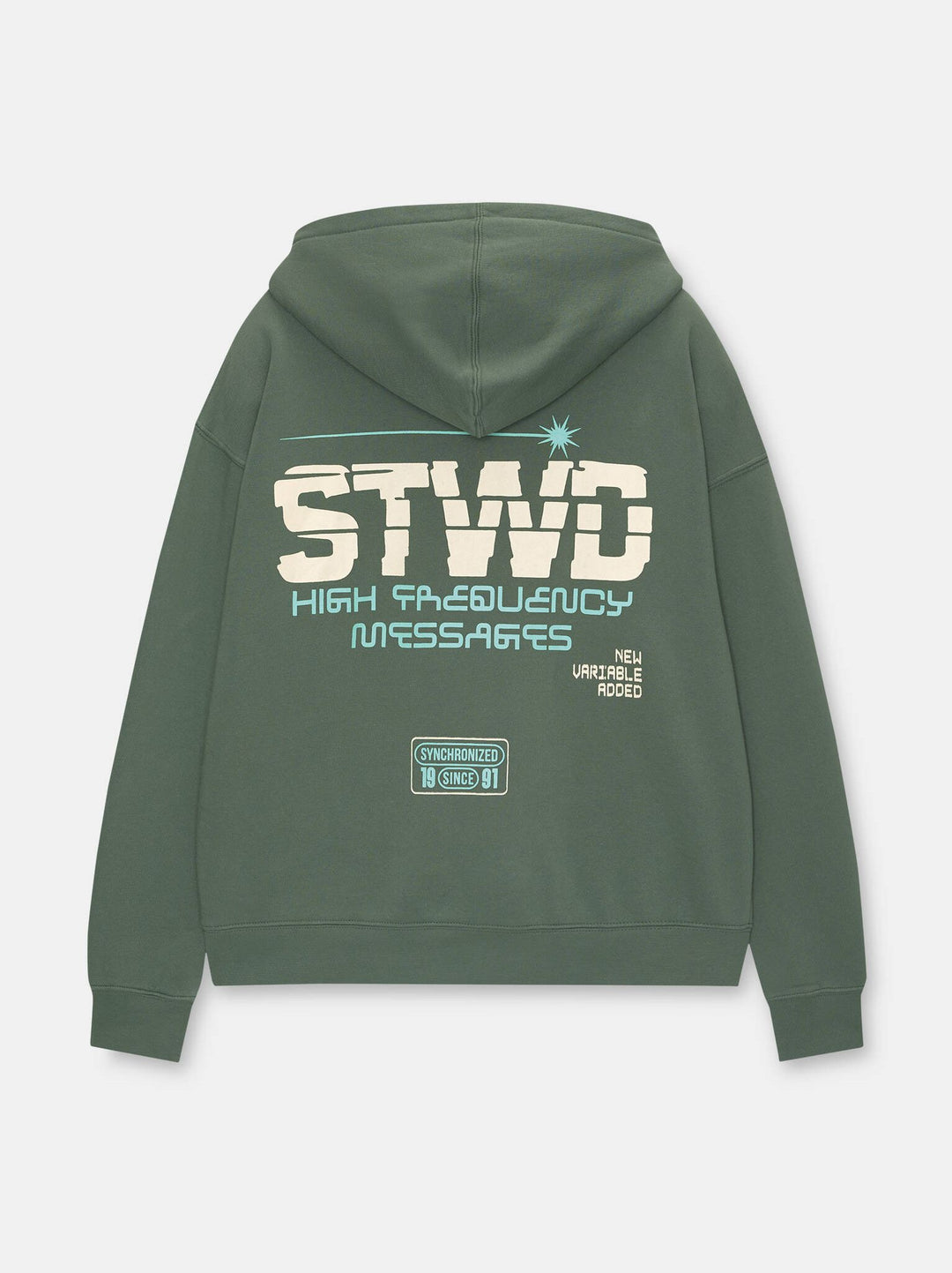 Moudda PULL & BEAR - Sweat Capuche Lavé - High Frequency Messages - Tunisie 3
