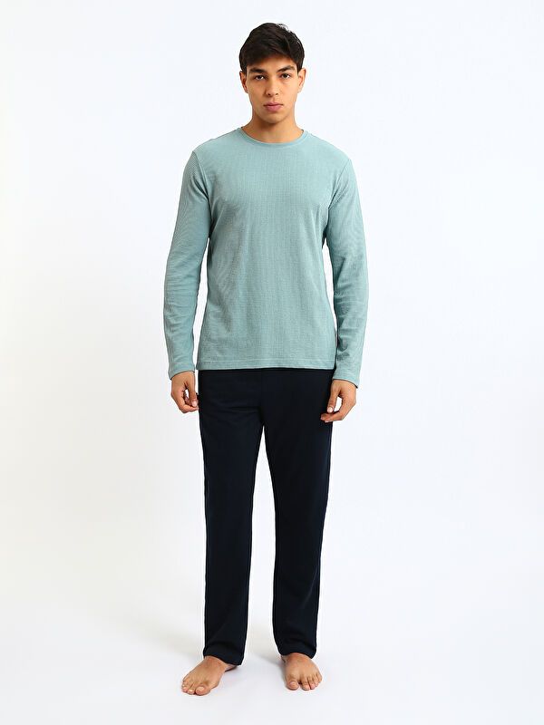 Moudda LC Waikiki - Ensemble pyjama jersey manches longues-pantalon - Tunisie 1
