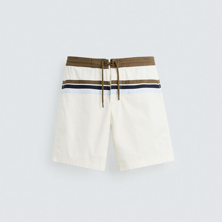 Moudda ZARA - Maillot de Bain Long - Ceinture Fixe & Contraste (Céleste) - Tunisie 1
