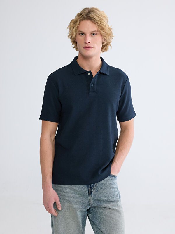 Moudda LC Waikiki - T-shirt col polo manches courtes en jersey - Tunisie 5
