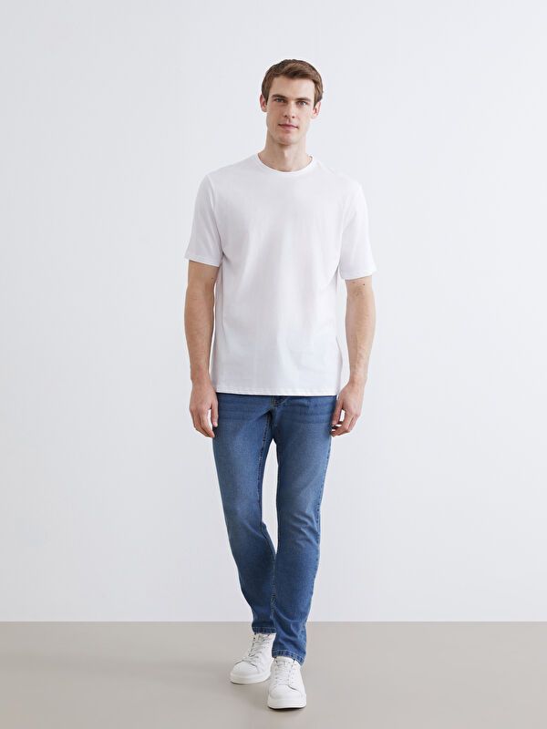 Moudda LC Waikiki - T-shirt basique col rond manches courtes en jersey pour Homme - Tunisie 2
