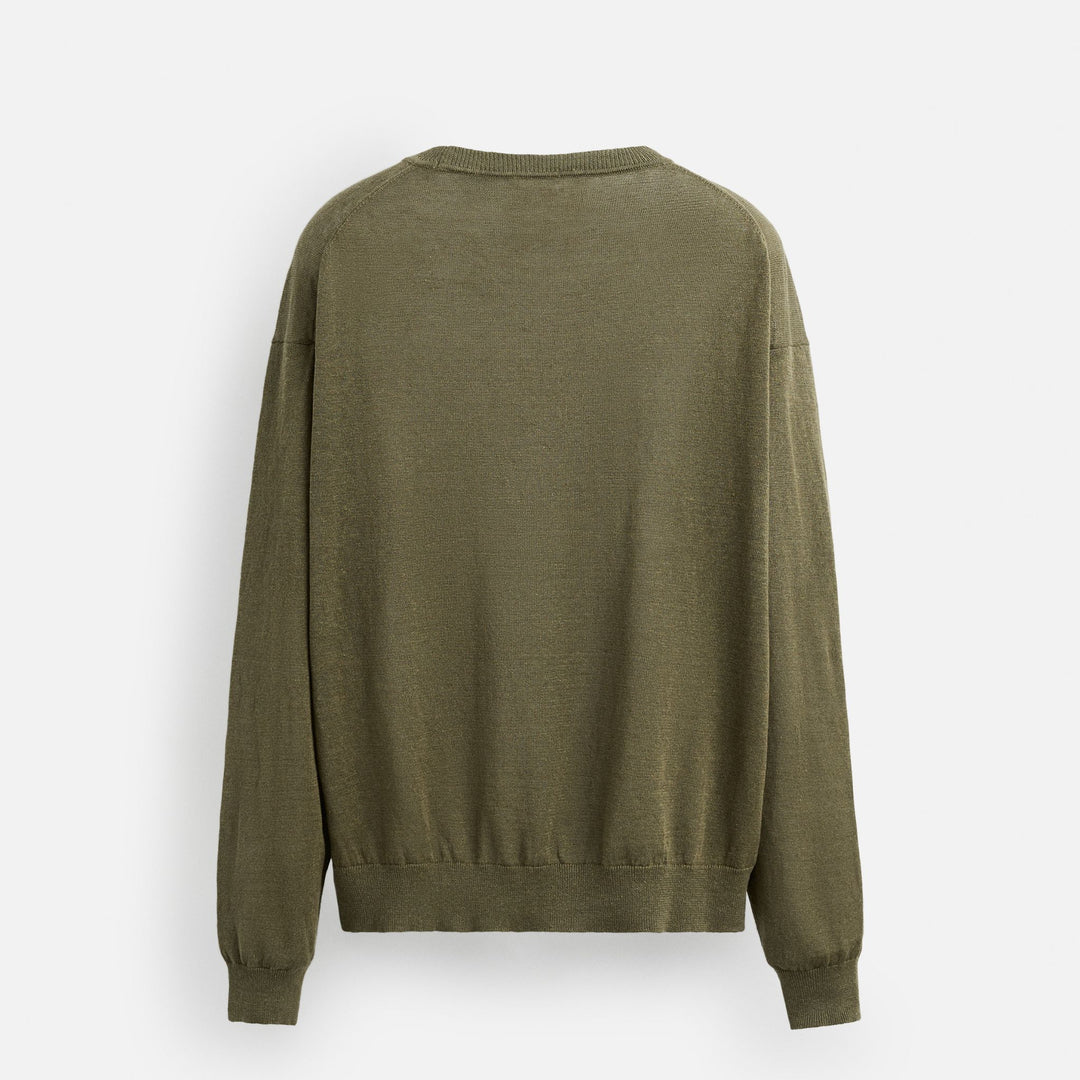 Moudda ZARA - Pull Col Rond Fin - 100% Lin Origins - Tunisie 2