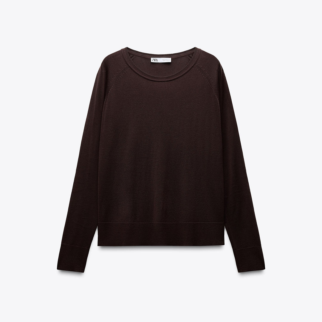 Moudda ZARA - Nouveau Pull - Col Caja & Manches Raglan - Tunisie 1