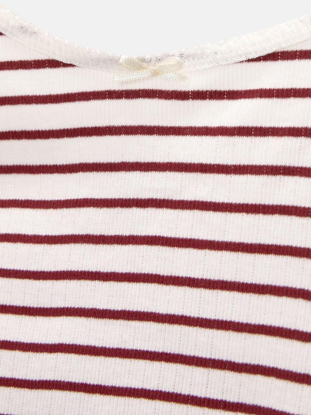 Moudda PULL & BEAR - Top Pacific Dentelle Rayures - Tunisie 2