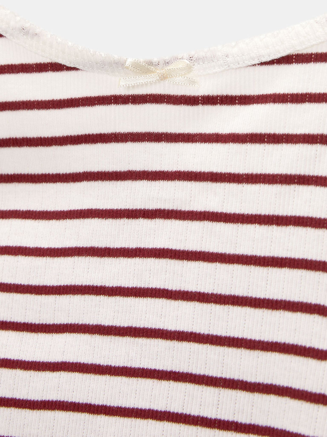 Moudda PULL & BEAR - Top Pacific Dentelle Rayures - Tunisie 2