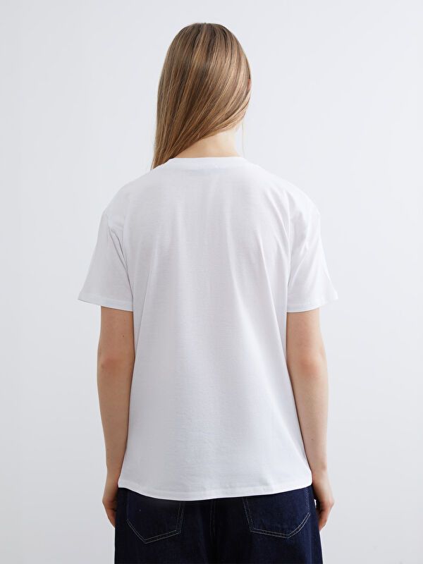 Moudda LC Waikiki - Body imprimé manches courtes en jersey pour Femme - Tunisie 4
