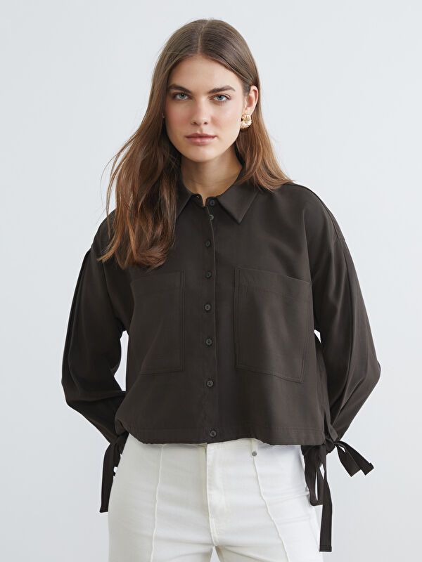 Moudda LC Waikiki - Chemise manches longues en tissu pour Femme - Tunisie 1