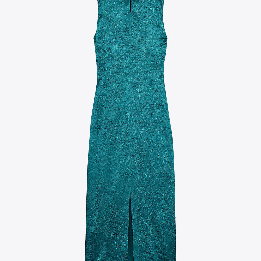 Moudda ZARA - Robe Midi Satin - Drapé & Applique - Tunisie 2