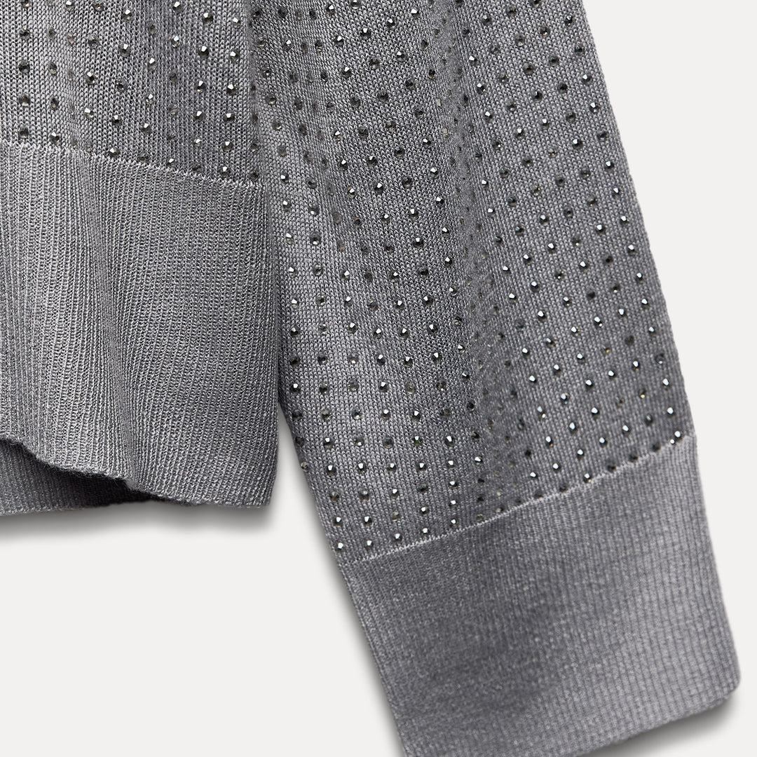 Moudda ZARA - Pull 50/50, strass - Tunisie 3