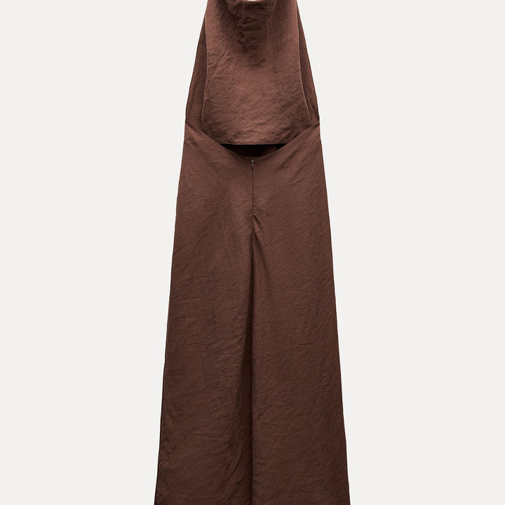 Moudda ZARA - Robe mi-longue tencel col licou drapée - Tunisie 1