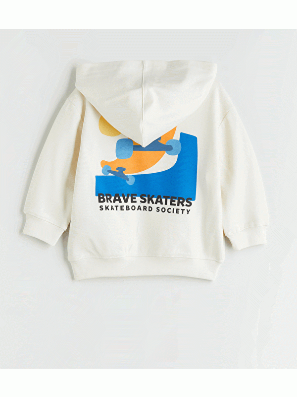 Moudda LC Waikiki - Sweatshirt en jersey Garçon Beige clair - Tunisie 2