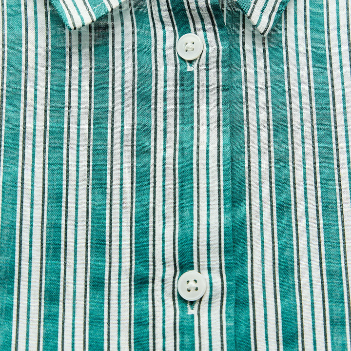 Moudda ZARA - Chemise ample en gaze rayée imprimée - Tunisie 3