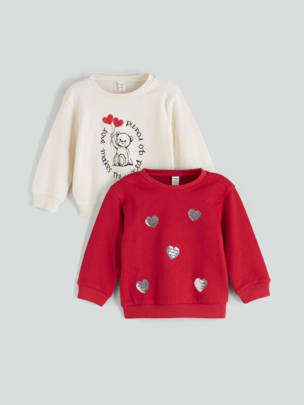 Moudda LC Waikiki - Sweat-shirt pack jersey pour Filles - Tunisie 1