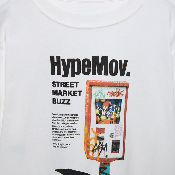 Moudda ZARA - T-shirt manches longues imprimé Hype Movement - Tunisie 3