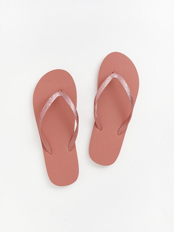 Moudda LC Waikiki - Tongs (flip flops) pour Femme couleur Or rose - Tunisie 3