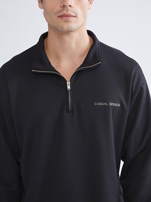 Moudda LC Waikiki - Sweatshirt en jersey couleur Noir pour hommes - Tunisie 3