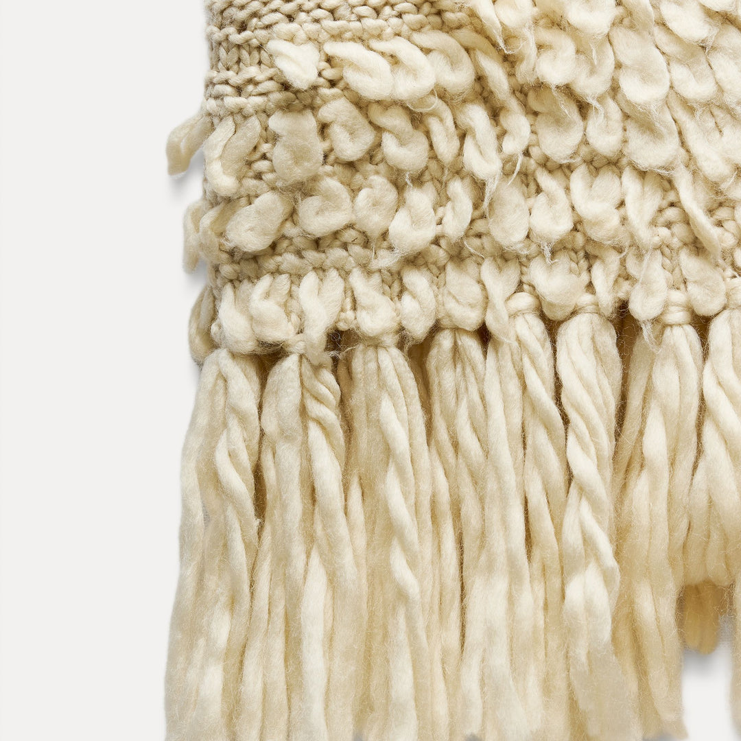 Moudda ZARA - Manteau Long en Maille Bouclée - Tunisie 4