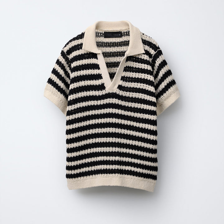 Moudda ZARA - Polo Crochet - Rayures - Tunisie 1