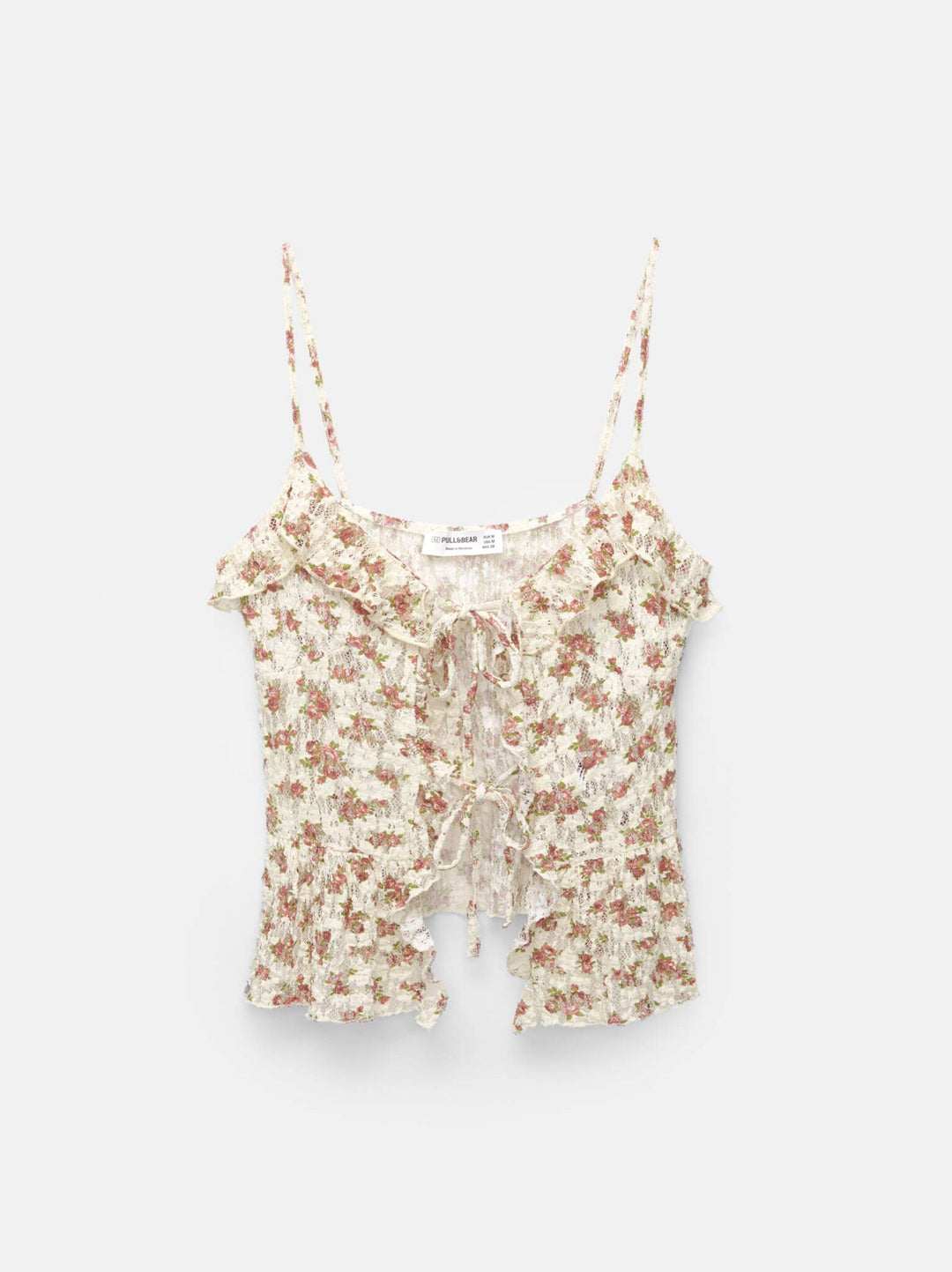 Moudda PULL & BEAR - Top - Volant & Dentelle Fleur - Tunisie 3