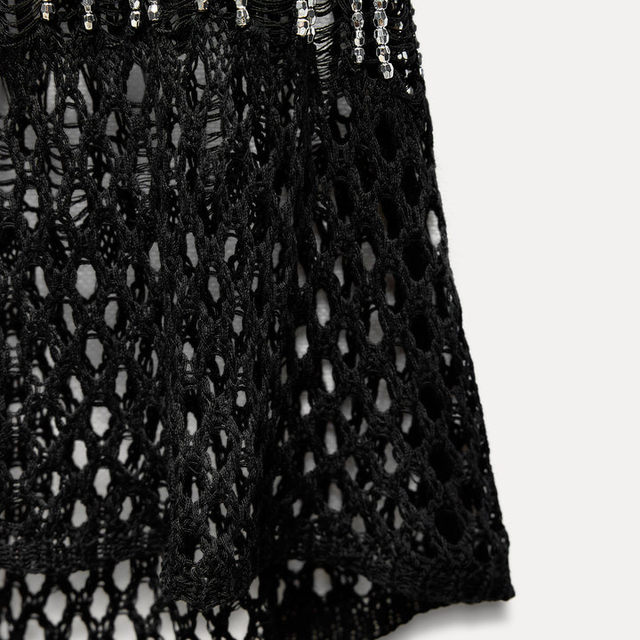 Moudda ZARA - Robe Midi en Résille à Strass - Tunisie 4