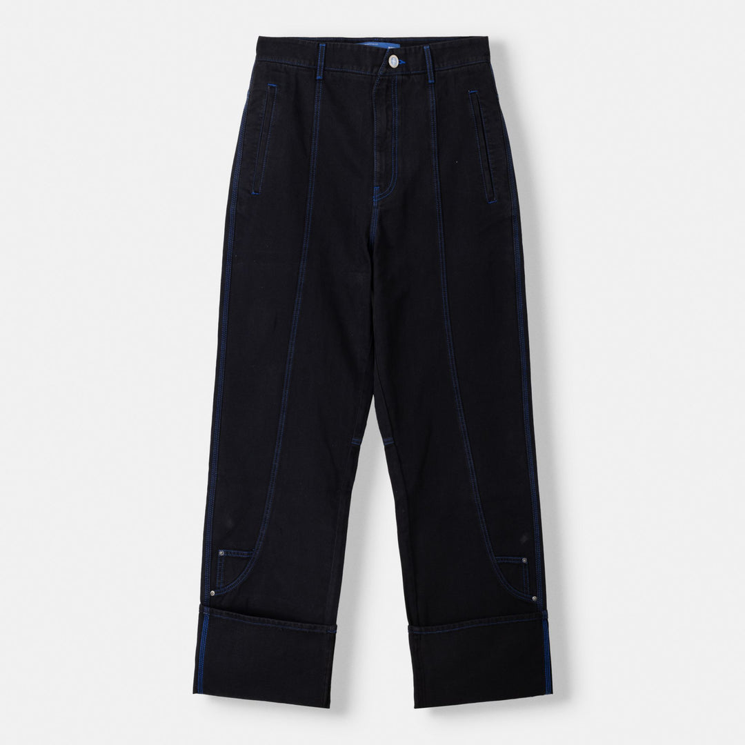 Moudda BERSHKA - Pantalon ample revers bas style Pan Am - Tunisie 1