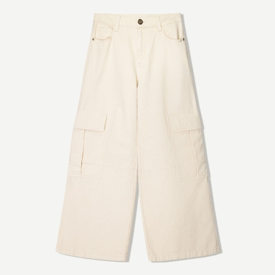 Moudda BERSHKA - Pantalon Coton Utility - Poches Latérales - Tunisie 1