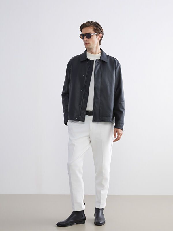 Moudda LC Waikiki - Manteau en cuir PU lourd pour Hommes - Tunisie 2