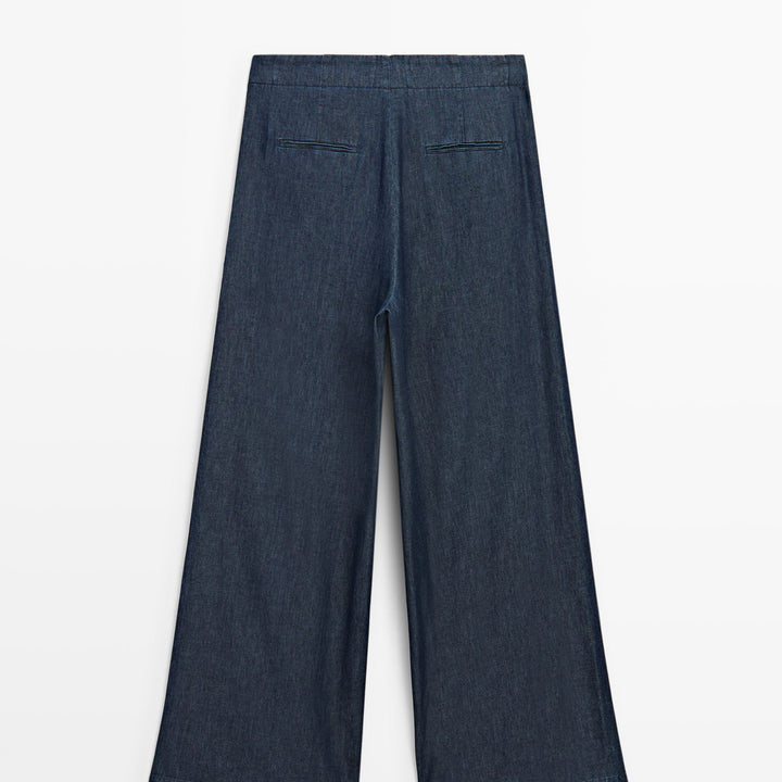 Moudda Massimo Dutti - Pantalon effet jean détail plis - Tunisie 5