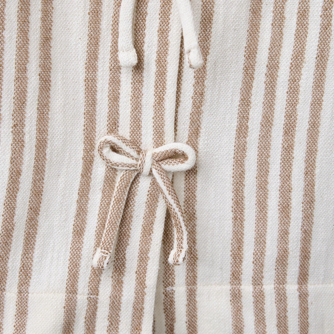 Moudda ZARA - T-Shirt - Rayures & Nœuds (Beige) - Tunisie 4