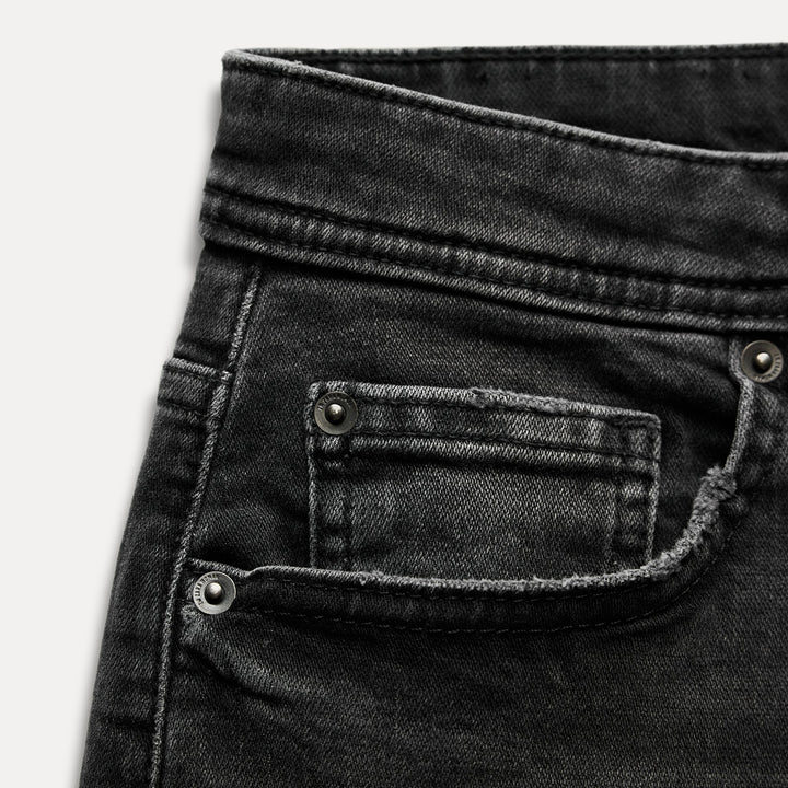 Moudda ZARA - Jean relaxed slim noir antique - Tunisie 3