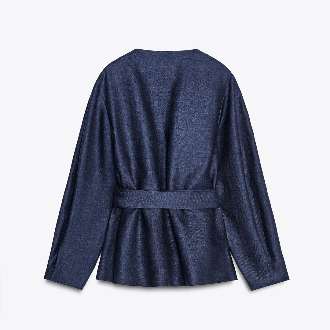 Moudda ZARA - Kimono Lin - Indigo - Tunisie 2