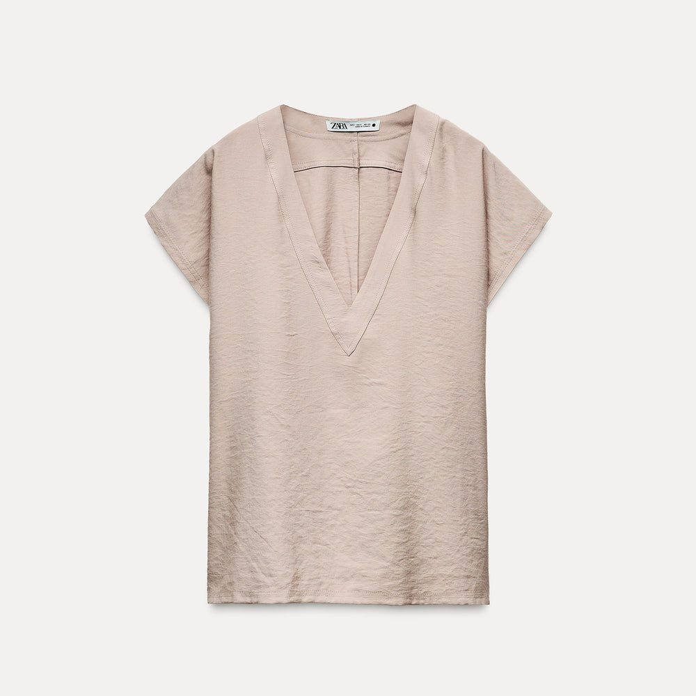 Moudda ZARA - Set top viscose col en V - Tunisie 2