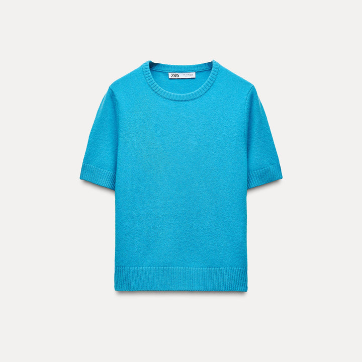 Moudda ZARA - Pull manches courtes 100% laine RWS - Tunisie 2