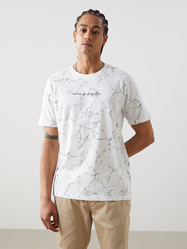 Moudda LC Waikiki - T-shirt imprimé manches courtes en jersey pour Homme - Tunisie 1