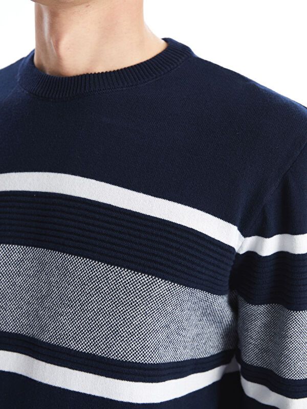 Moudda LC Waikiki - Pull rayé en tricot pour Homme - Tunisie 3