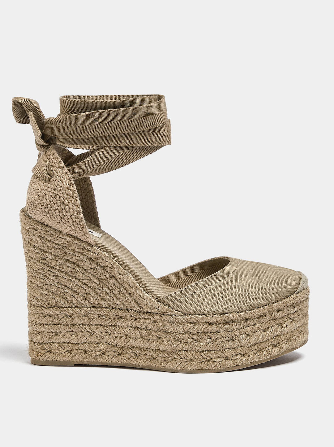 Moudda PULL & BEAR - Espadrilles à Talon Brisé à Lacets - Tunisie 6