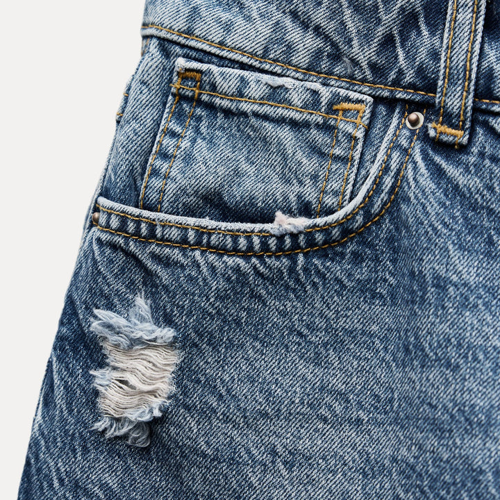 Moudda ZARA - Bermuda Taille Moyenne Délavé - Tunisie 3