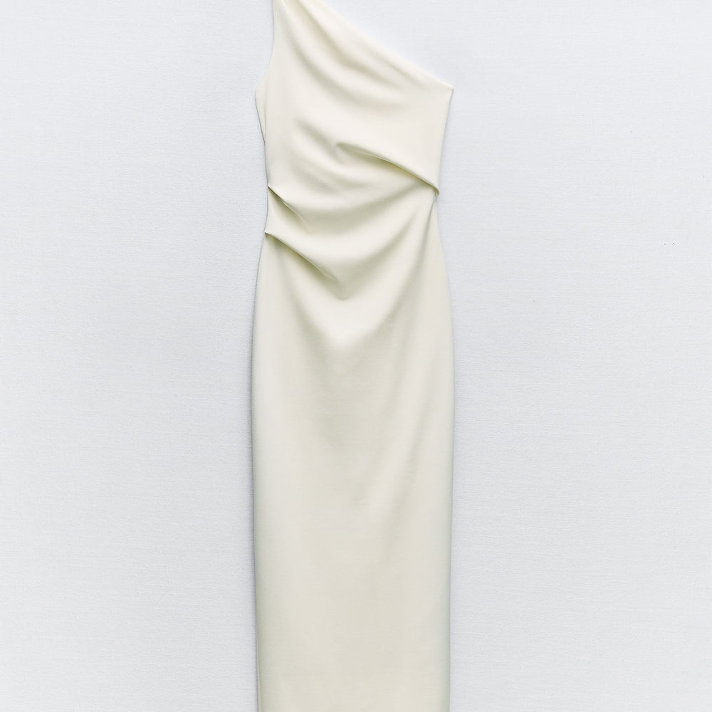 Moudda ZARA - Robe mi-longue élastique, bretelle asymétrique - Tunisie 2