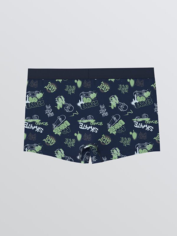 Moudda LC Waikiki - Boxer jersey Garçon Imprimé marine - Tunisie 5