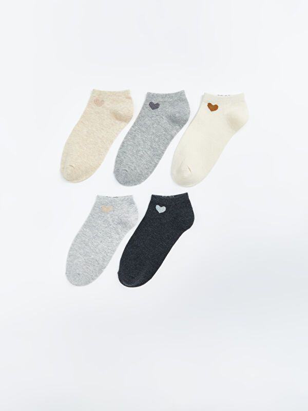 Moudda LC Waikiki - Chaussettes pour sneakers Femme Mélange beige - Tunisie 2