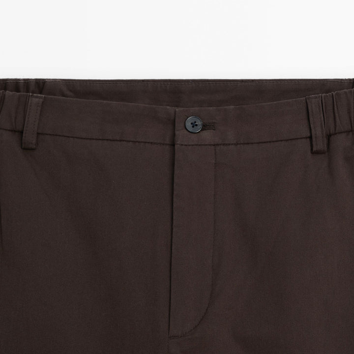 Moudda Massimo Dutti - Pantalon sergé brossé détail taille coupe fuselée - Tunisie 7