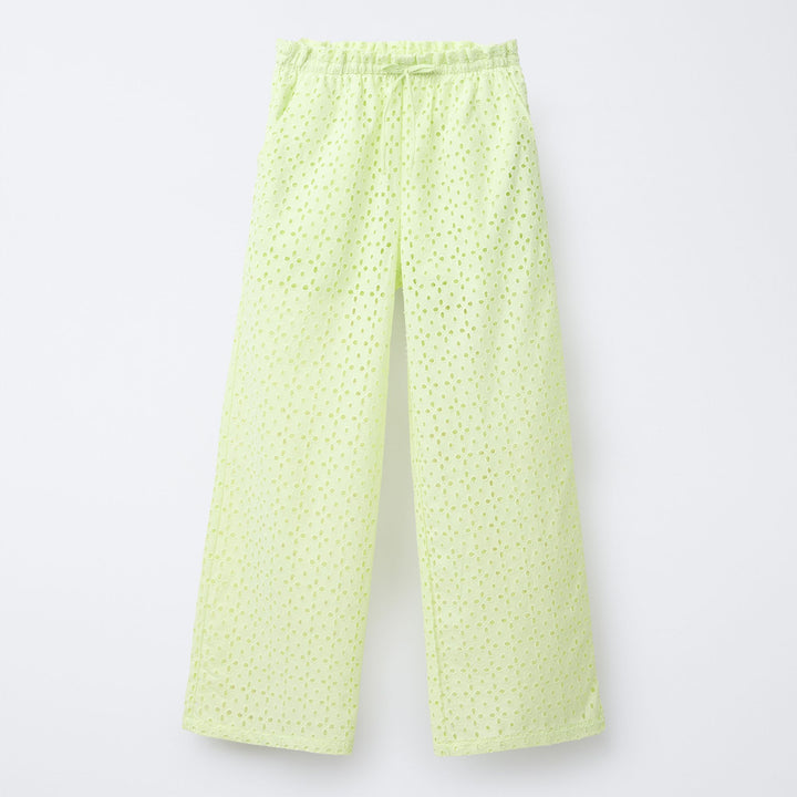 Moudda ZARA - Pantalon Fille - Schiffli & Vert Citron - Tunisie 1
