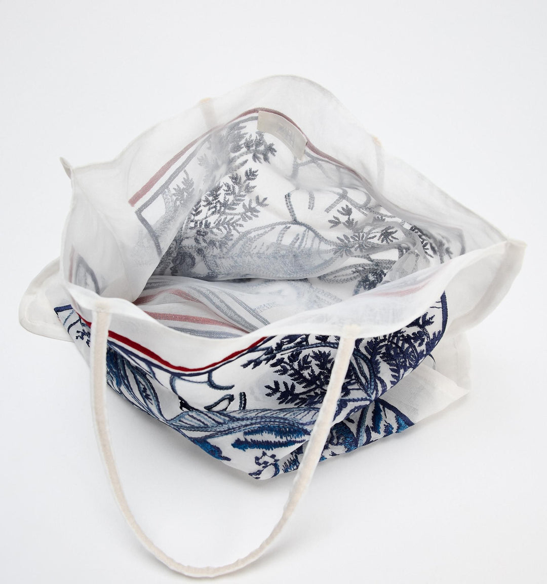 Moudda ZARA - Sac shopper organza broderie - Tunisie 5