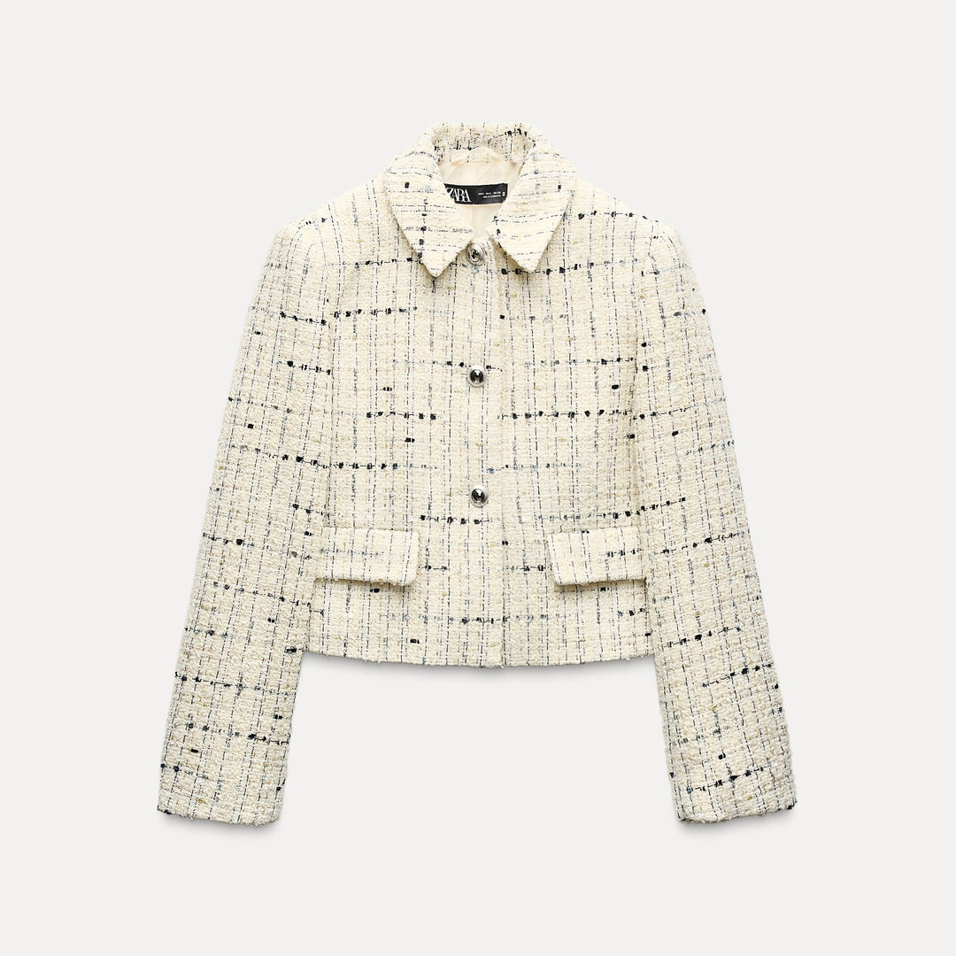 Moudda ZARA - Veste tailleur col chemise structurée - Tunisie 2