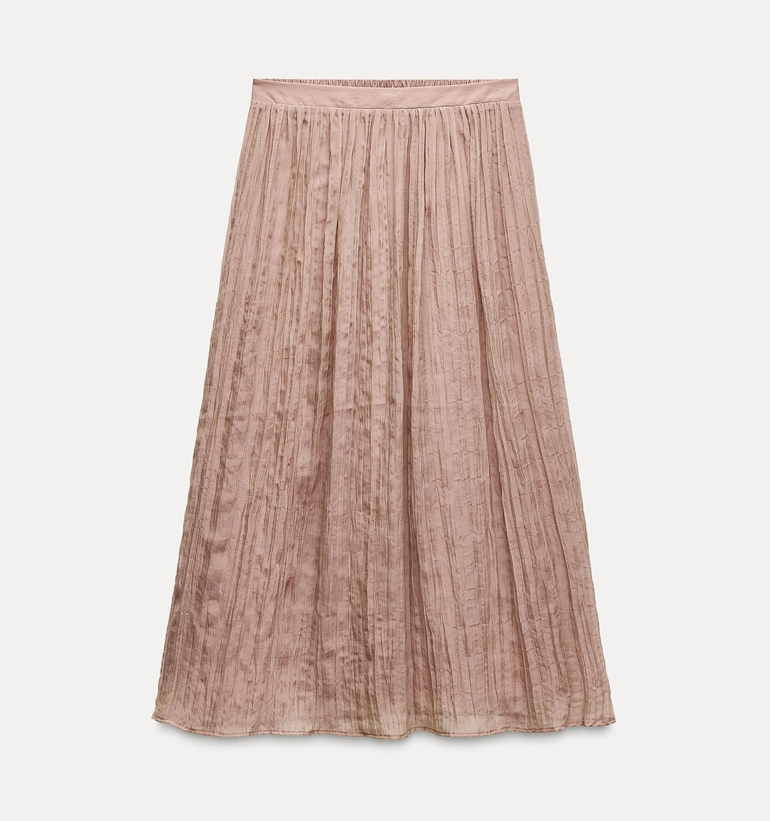 Moudda ZARA - Jupe mi-longue en crêpe froissé - Tunisie 3