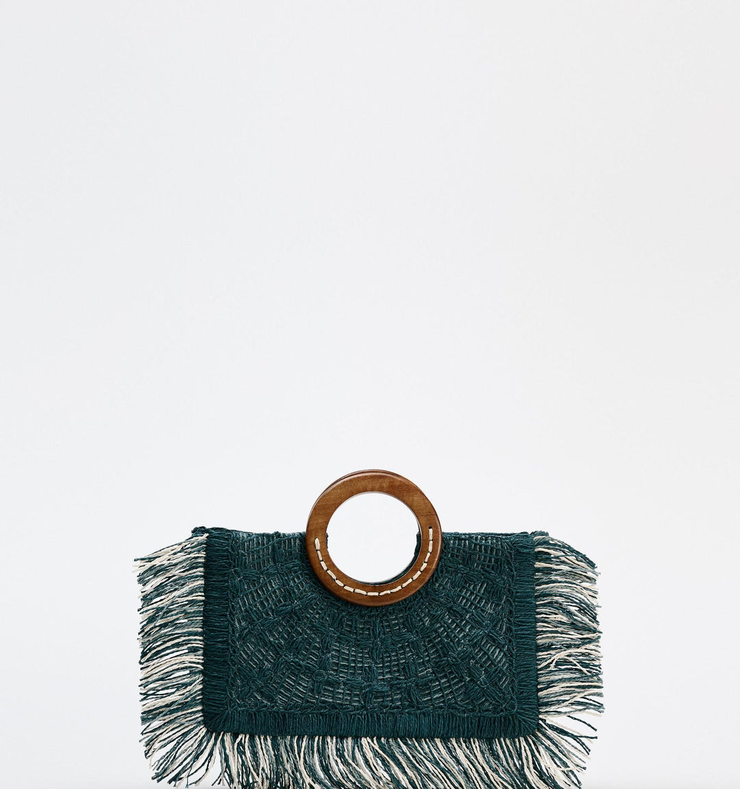 Moudda ZARA - Sac shopper horizontal raphia anse bois - Tunisie 6