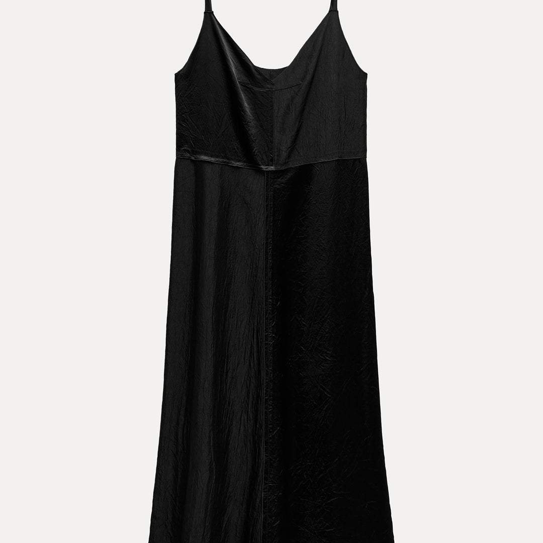 Moudda ZARA - Robe de soie fines bretelles satinée - Tunisie 1