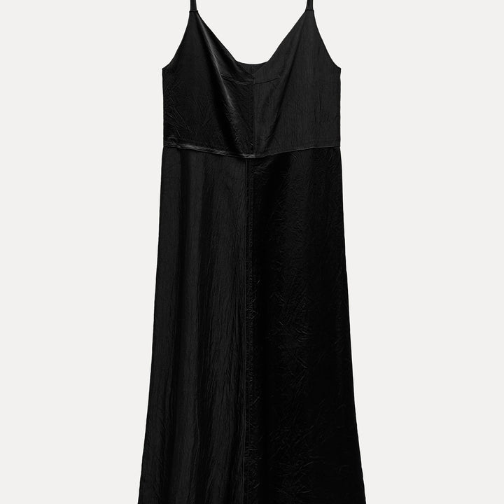 Moudda ZARA - Robe de soie fines bretelles satinée - Tunisie 1