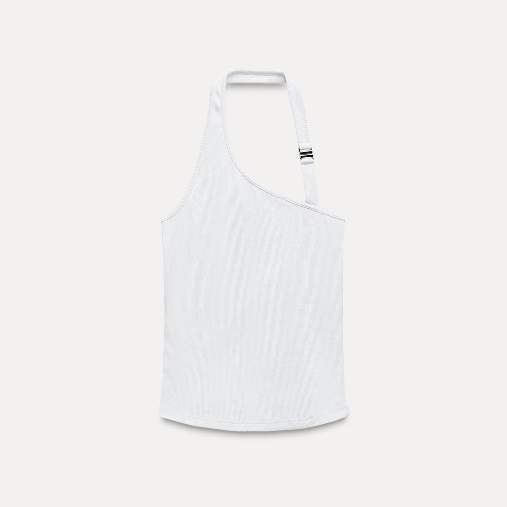 Moudda ZARA - Top Côtelé Dos Nu Halter - Tunisie 2