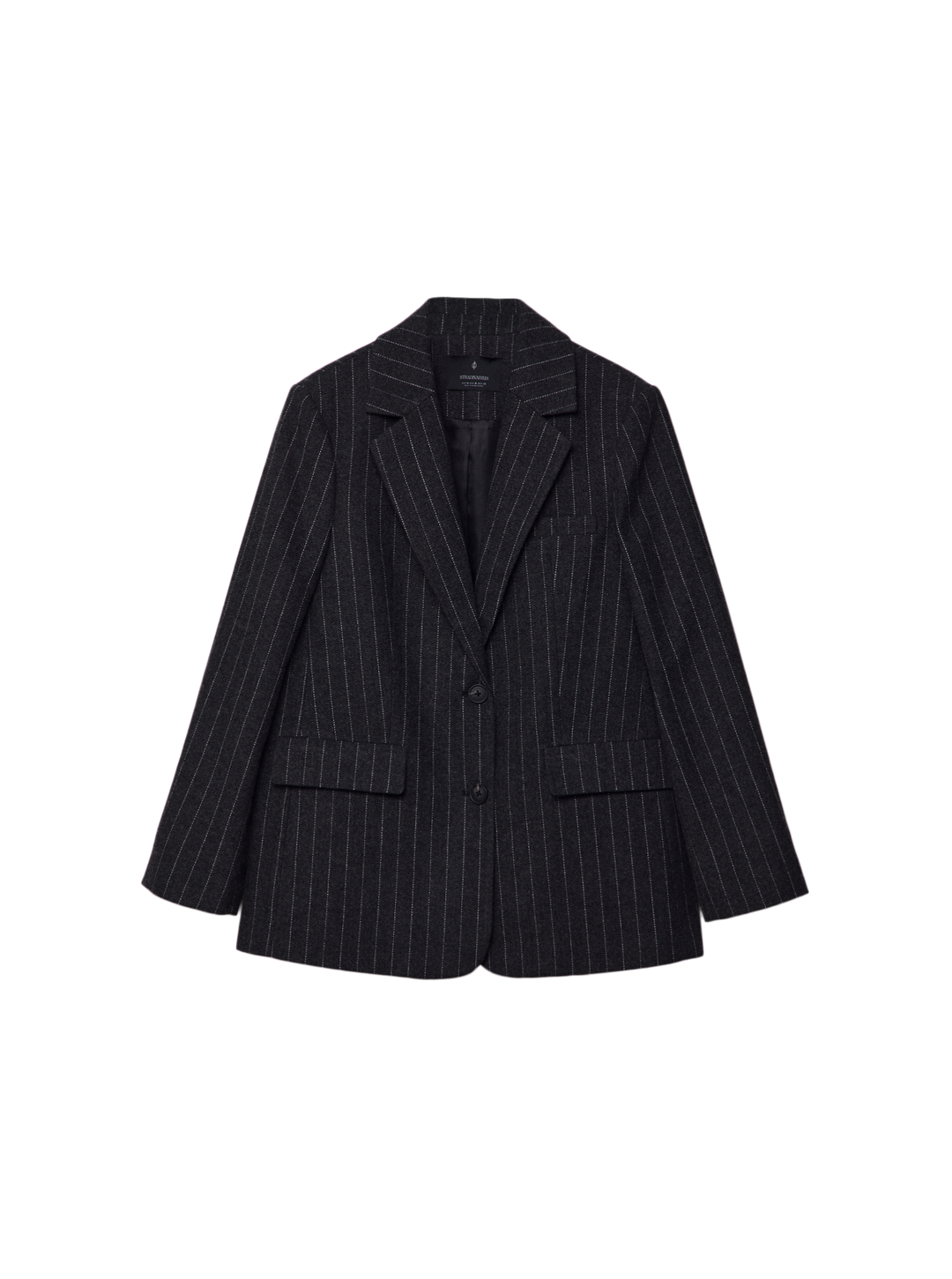 Moudda STRADIVARIUS - Blazer en Drap Basique à Rayures - Tunisie 4